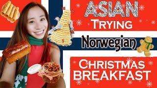 Asian trying Norwegian Christmas Food 1