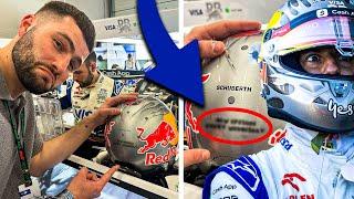 Daniel Ricciardo wrote a secret message on his helmet (SILVERSTONE ROUNDUP)