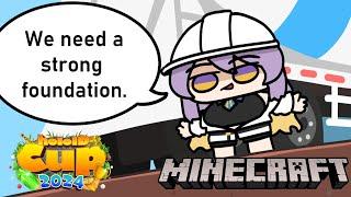 【Minecraft】Building Borobudur!! CONTINUE~!!【holoID】