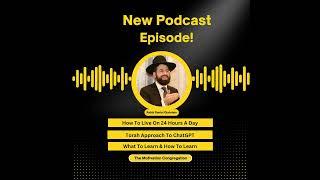 A Discussion with Rabbi Glatstein on Time, Torah & ChatGPT