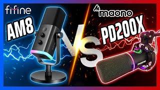 Best Budget Dynamic Microphones | Which One Is Better? | Fifine AM8 Or Maono PD200X