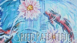 I got Married/Koi Pond Speed Painting