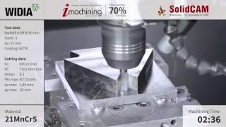 SolidCAM iMachining using WIDIA Tools