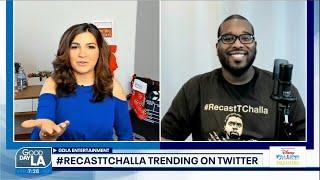 Talking Recast T'Challa on FOX 11 Good Day LA feat. Emmanuel Noisette