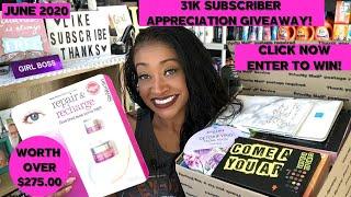 HUGE SUBSCRIBER APPRECIATION GIVEAWAY WORTH OVER $275 CLICK WATCH & ENTER TO WIN ️