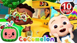 Cody & JJ's Wheels on the Birthday Bus | Play Time with Cody and JJ! | CoComelon Songs for Kids