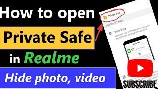 how to view set as private photos and videos in realme phone2021