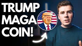 This Trump MEMECOIN Can 10x In The Next 24 Hours! ($TRUMP MAGA Crypto Altcoin) Presidental Memecoin!