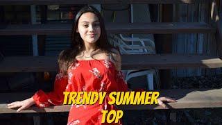 Cute Summer Spaghetti Strap Top Try On | New | Sienna Rawlings