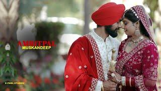 Amritpal + Muskandeep l Wedding Highlights 2024 | A Film By G PIXEL STUDIOZ