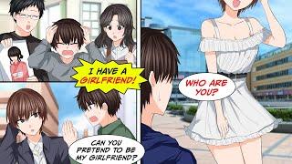 [Manga Dub] I asked a friend to pretend to be my girlfriend, but he's a girl...!? [RomCom]