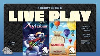 A Duo of Card Games (Sandbag & Xylotar) - 5p/4p Teaching & Play-through by Heavy Cardboard