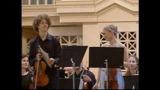 Bach Double Concerto BWV 1043 Jakub Junek & Lenka Matejakova-violin 2.part