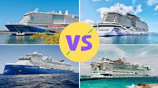 I tried all the newest, biggest cruise ships and here's how they compare