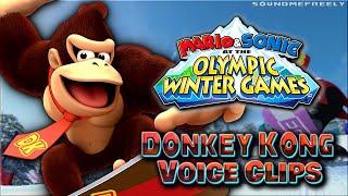 All Donkey Kong Voice Clips • Mario & Sonic at the Olympic Winter Games  2010