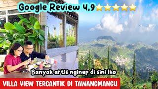 VILLA LANGGANAN ARTIS & Konten Kreator, punya view SUPER CUANTIK | De Villa Cetho Tawangmangu