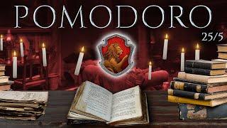 GRYFFINDOR  POMODORO Study Session 25/5 - Harry Potter Ambience  Focus, Relax & Study in Hogwarts