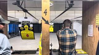 Tyler and friend at the range