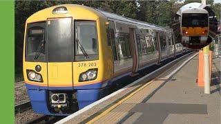 Trains at West Croydon