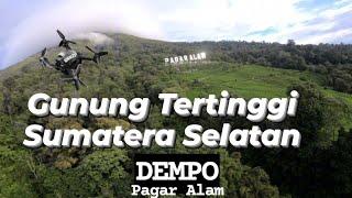 Drone Muncak Gunung Dempo Pagar Alam Terbaru 2024 #pagaralam #gunungdempo #viral