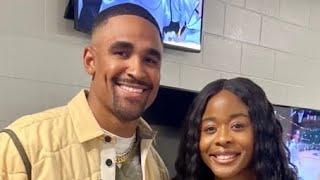 MEETING JALEN HURTS REACTION #symonewiththesports