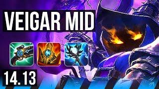 VEIGAR vs MALZAHAR (MID) | Legendary, 13/2/5 | VN Diamond | 14.13