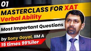 Verbal Ability  for XAT I Lecture - 01 I VARC  I SoGo Sir I XAT23 QT Solutions