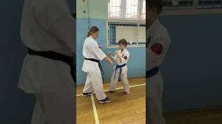 Киокусинкай / Удары локтями в плечо-10 / Анжелика Сабаева (31.03.24) #85