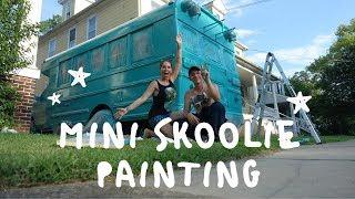 DIY SKOOLIE CONVERSION | painting it for under $500