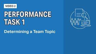 AP Seminar Performance Task 1: Determining a team topic