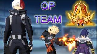 PLAYING with RECOMMENDED TEAMS (pt. 4) ! My hero academia the strongest hero ranked pvp