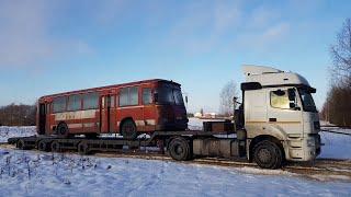 Зима, ЛиАЗы прилетают: первый сцапали, второй на подходе!