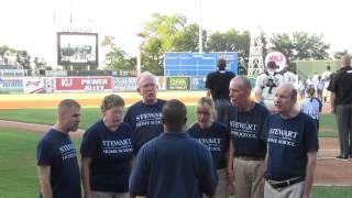 Stewart Home School Students Sing The National Anthem