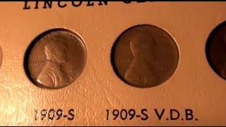 Complete Lincoln Cent Collection in Dansco Album - 1909-S VDB