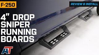 2017-2024 F-250 4-Inch Drop Sniper Running Boards Review & Install