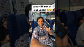 VANDE BHARAT vs TEJAS EXPRESS running at FULL SPEED 150Kms/Hr  #indiarailways #speed