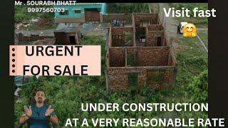 Urgent for sale , under construction house on plot rate , Naugao Manduwala near Devbhumi university