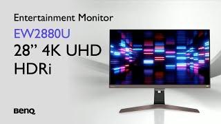 BenQ EW2880U 28-inch 4K UHD HDRi IPS Entertainment Monitor