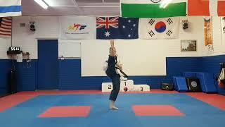 1st Philippine International Virtual Poomsae Championships–Sarah Upton–Koryo– Female Under 40