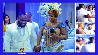 Tracey Boakye's Husband Dances with her Mum & all maids,Bro Sammy dances with Tracey at Son's Dinner