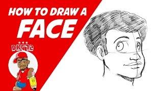 How to draw a Face - Drawing with DKG72