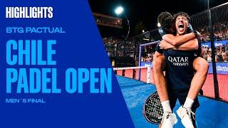 Men's Final Highlights Tapia/Coello Vs Galán/Lebrón BTG Pactual Chile Padel Open