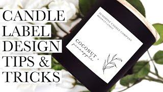 *Updated* How I Design & Print My Candle Labels | Label Paper, Printer & Software | Tips & Tricks