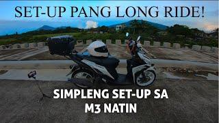 Simpleng Set-Up sa Motor natin | Gamit na gamit sa long ride | Mio i 125