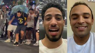 Knicks fans throw garbage at Pacers fan so Haliburton flies him out for ECF game