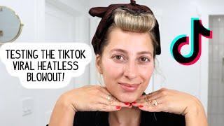 TESTING TIKTOK VIRAL OVERNIGHT BLOWOUT HAIR ROLLERS! Will They Work On My Fine Hair? Honest Review!