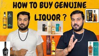 how to identify genuine liquor