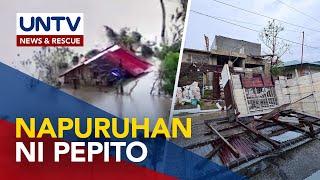 Catanduanes, napuruhan ng Bagyong Pepito; mga residente, nanawagan ng tulong