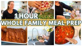 EASY AND DELICIOUS WHOLE FAMILY MEAL PREP HEALTHY FALL COOKING 2024 // GLUTEN FREE MEAL PREP