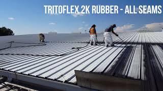 Industrial Metal Roof Restoration - Triton